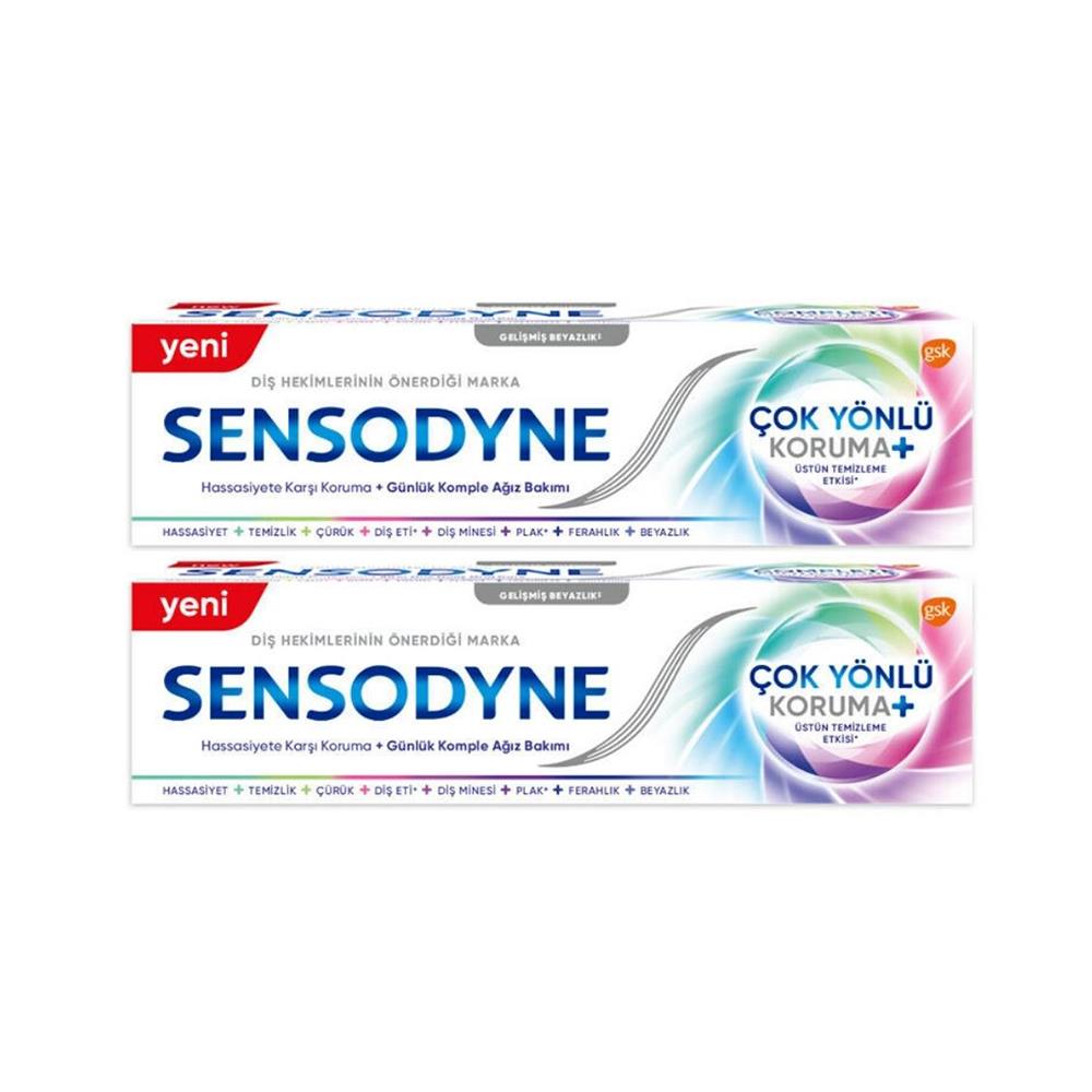 Sensodyne Çok Yönlü Koruma Diş Macunu 75ML İkili Paket