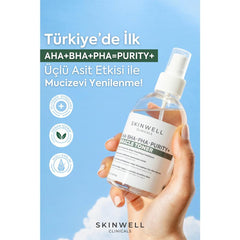 Skinwell AHA - BHA - PHA İçeren Cildi Onarmaya Sebum Dengelenmeye Yardımcı Yüz Bakım Sprey Tonik 200ML