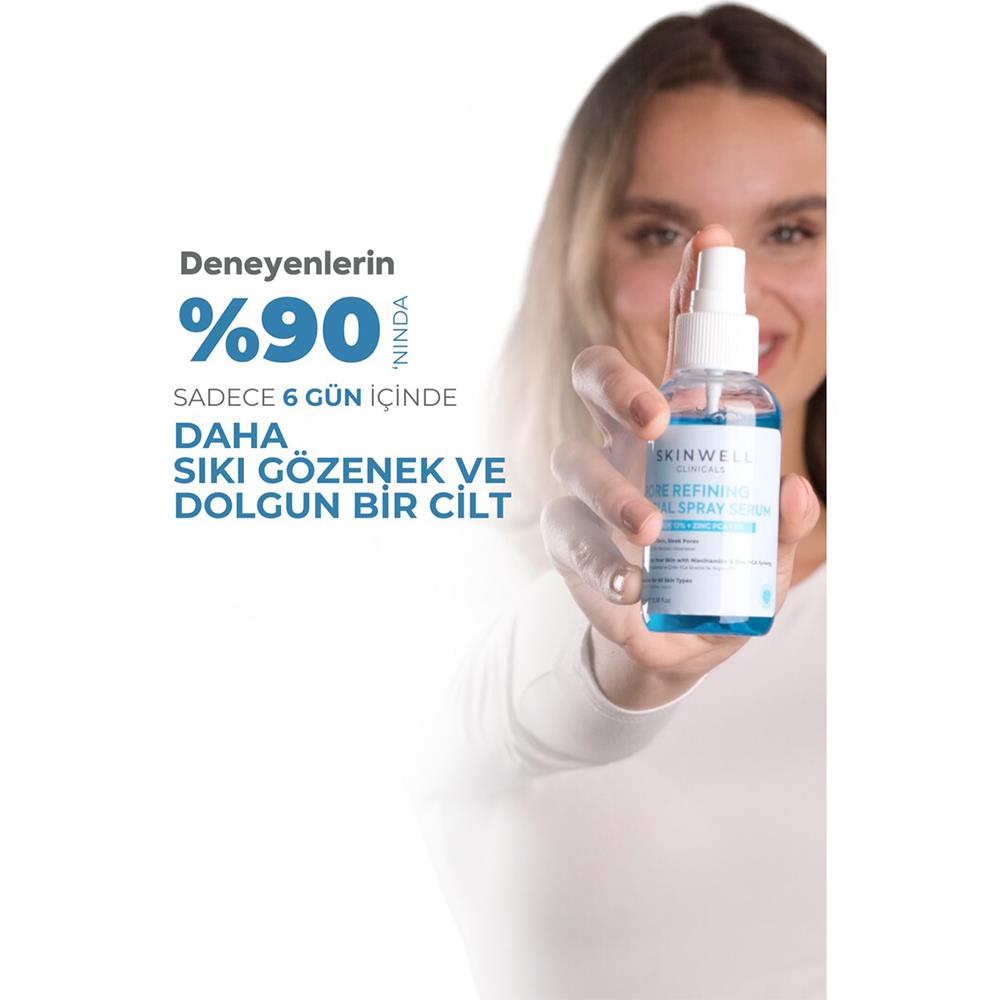 Skinwell Gözenek Sıkılaştırıcı ve Yoğun Nemlendirici Yüz Bakım Sprey Serum 100ML