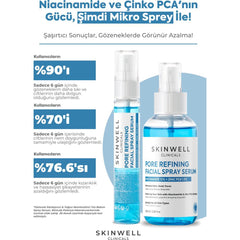 Skinwell Gözenek Sıkılaştırıcı ve Yoğun Nemlendirici Yüz Bakım Sprey Serum 100ML