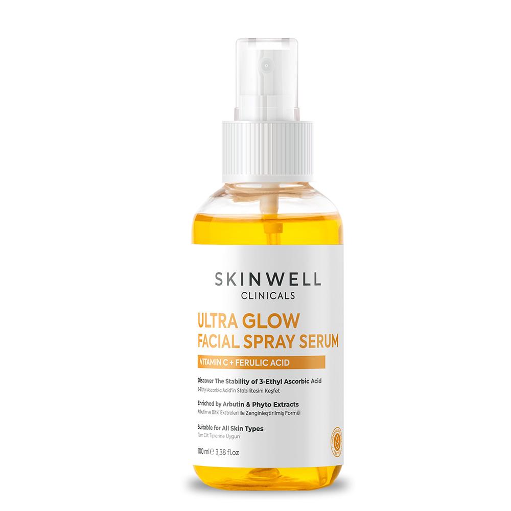 Skinwell Ton Eşitleyici ve Süper Aydınlatıcı C Vitamini Yüz Bakım Sprey Serum 100ML