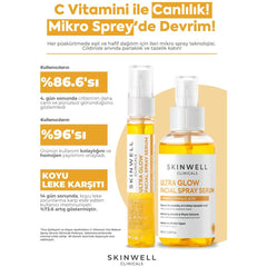 Skinwell Ton Eşitleyici ve Süper Aydınlatıcı C Vitamini Yüz Bakım Sprey Serum 100ML