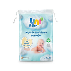 Uni Baby Bebek Temizleme Pamuğu 60lı