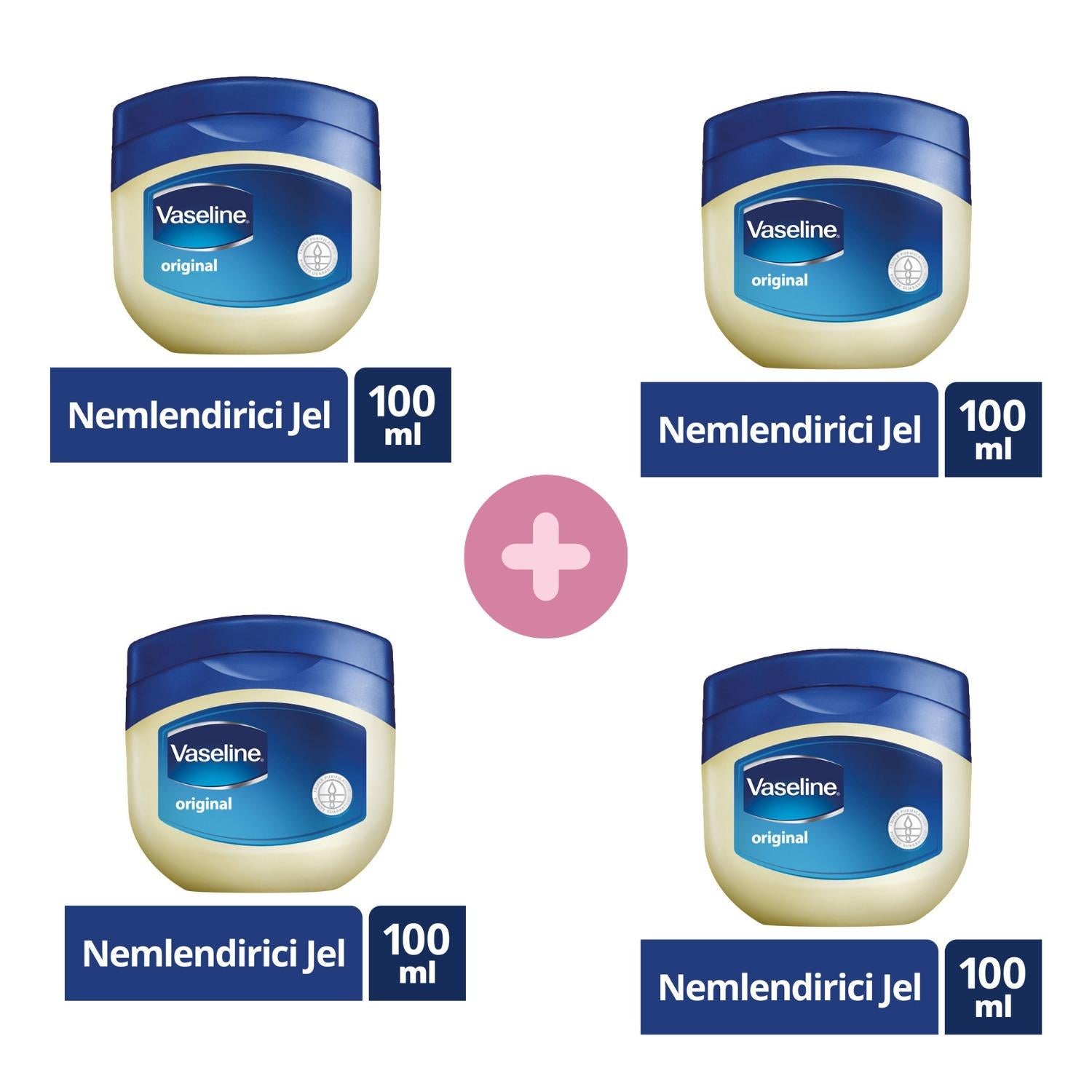 Vaseline Original 100ml X 4 Adet