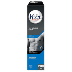 Veet Men Erkeklere Özel Hassas Ciltler için Tüy Dökücü Krem 200ML