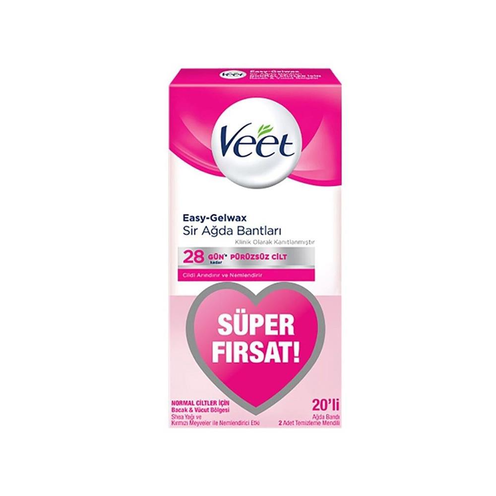 Veet Normal Ciltler için Sir Ağda Bandı 20li